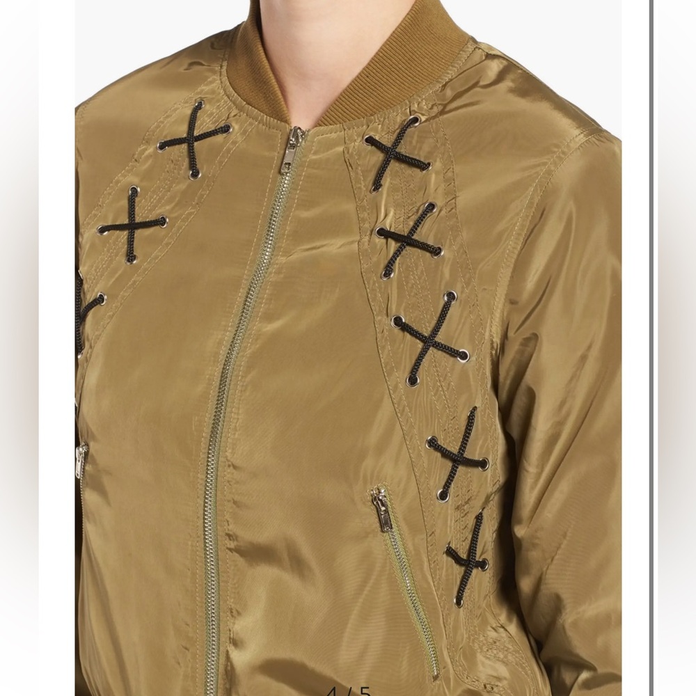 Elodie Cross Stitch Lightweight Bomber Jacket - Picture 6 of 15